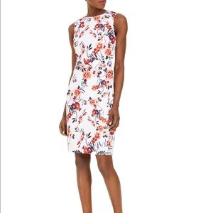 NWT Calvin Klein Petite Floral Sheath Dress